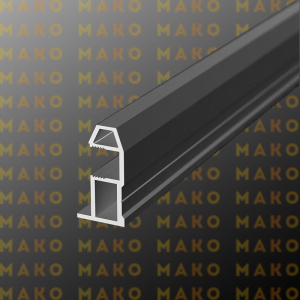 Профиль вертикальный MS161 Графит (A19)